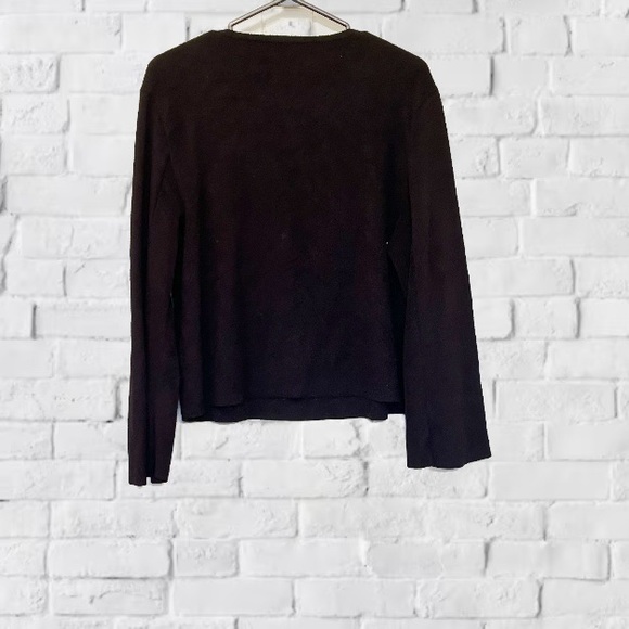 Zara fuzzy black shirt size small - Picture 2 of 3